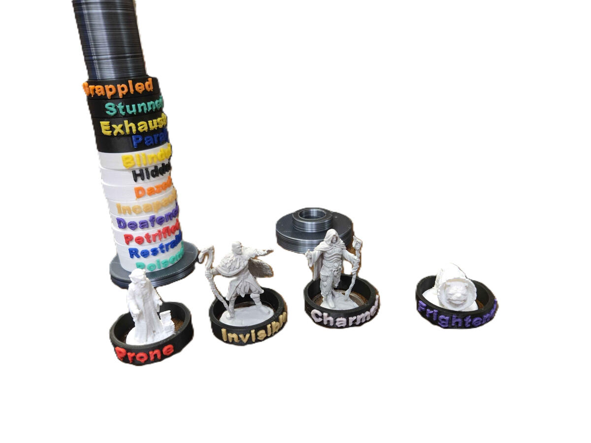 RPG condition rings and stand